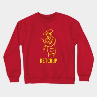 Retro Ketchup Bottle Crewneck Sweatshirt